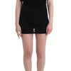 Roccobarocco Black Embellished Jersey Mini Sheath Short Dress