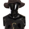 Dolce & Gabbana Gray Melange Blended Textured Tweed Hat