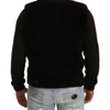 Dolce & Gabbana Black Leather Mens Turtle Neck Coat Jacket