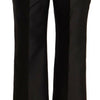 Pantalon court en soie chic Dolce &amp; Gabbana en noir intemporel