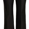 Pantalon court en soie chic Dolce &amp; Gabbana en noir intemporel