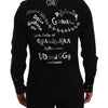 Dolce &amp; Gabbana – Schwarzes, schmales Stretch-Hemd aus Baumwolldenim
