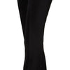 Dsquared² Black Wool High Waist Skinny Women Pants