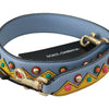 Dolce & Gabbana Blue Handbag Accessory Shoulder Strap Leather