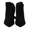 Dolce & Gabbana Black Stretch Socks Knee High Booties Shoes