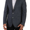 Dolce & Gabbana Blue Linen Cotton Jacket TAORMINA Blazer