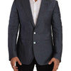 Dolce & Gabbana Blue Linen Cotton Jacket TAORMINA Blazer