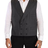 Dolce & Gabbana Gray Double Breasted 2 Piece SICILIA Blazer