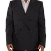 Dolce & Gabbana Gray Double Breasted 2 Piece SICILIA Blazer