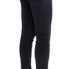 Costume National Purple Cropped Corduroys Jeans