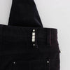 Costume National Purple Cropped Corduroys Jeans