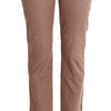 Costume National Brown Cropped Corduroys Pants