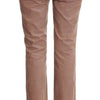 Costume National Brown Cropped Corduroys Pants