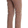 Costume National Brown Cropped Corduroys Pants