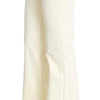 Costume National White Cotton Stretch Flare Jeans