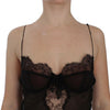 Dolce & Gabbana Black Silk Lace Babydoll Lingerie Top