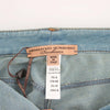 Blaue Caprihose von Ermanno Scervino. Kurz geschnittene Jeans