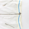 John Galliano White Mock Zip Cardigan Sweatshirt Sweater