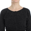 Ermanno Scervino Gray Knit Wool Cardigan Sweater