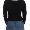 Ermanno Scervino Black Cashmere Cardigan Sweater