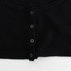 Ermanno Scervino Black Cashmere Cardigan Sweater