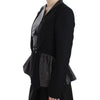 KAALE SUKTAE Black Short Blazer Coat Biker Jacket