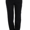KAALE SUKTAE Black High Waist Straight Slim Dress Pants