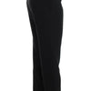 KAALE SUKTAE Black High Waist Straight Slim Dress Pants