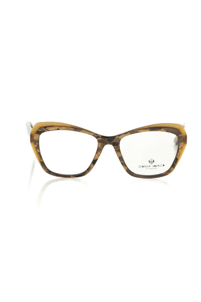 Frankie Morello Beige Acetate Women's Eyeglass Frame