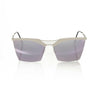 Frankie Morello Silver Metallic Women Sunglasses