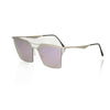 Frankie Morello Silver Metallic Women Sunglasses