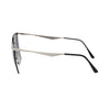 Frankie Morello Sonnenbrille aus silbermetallicfarbenem Fiberglas
