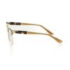 Frankie Morello Gold Acetate Women Frame