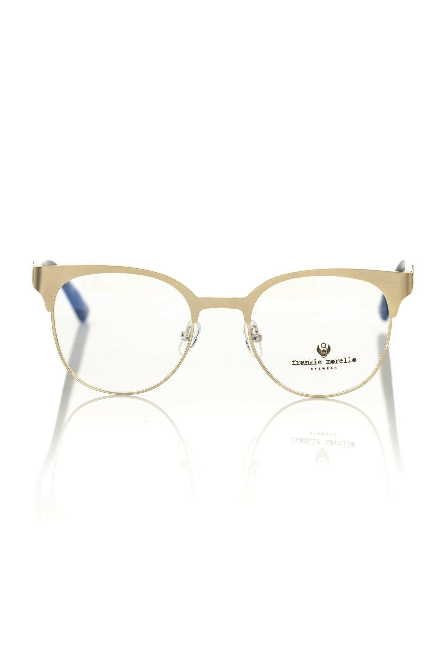 Frankie Morello Gold Metallic Women's Eyeglass Frame