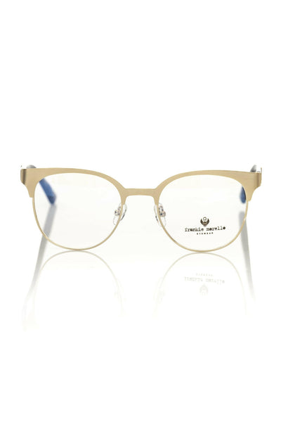 Frankie Morello Gold Metallic Women's Eyeglass Frame
