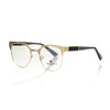 Frankie Morello Gold Metallic Women's Eyeglass Frame