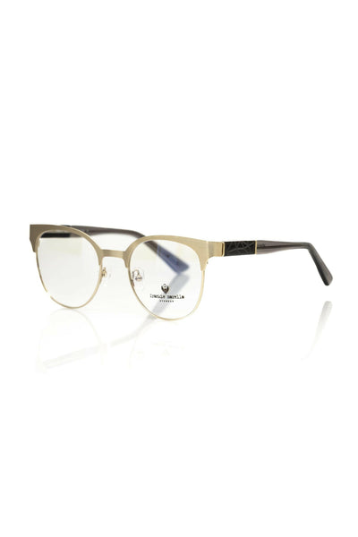Frankie Morello Gold Metallic Women's Eyeglass Frame