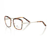Frankie Morello Red Metallic Women's Eyeglass Frame