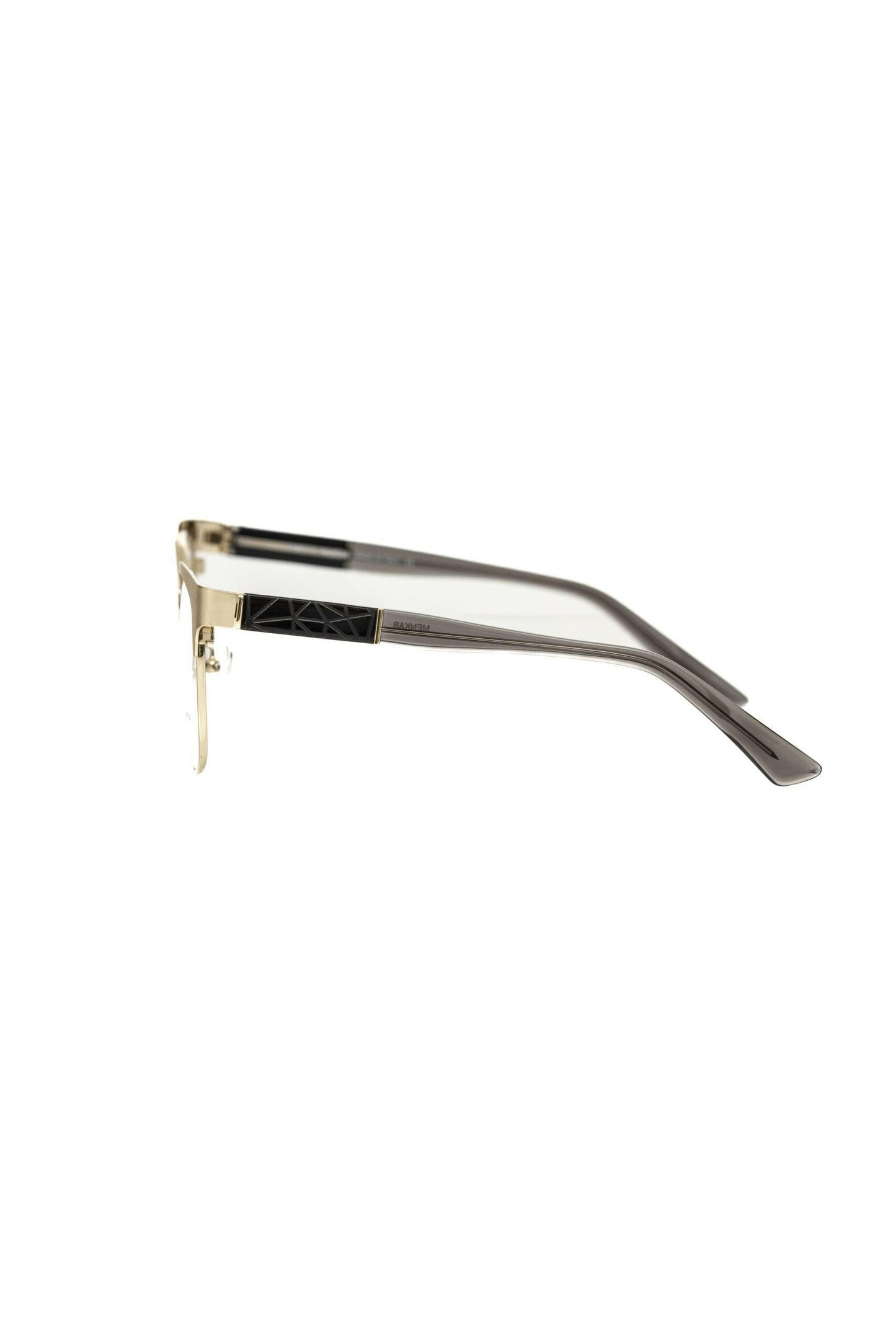 Frankie Morello Gold Metallic Women's Eyeglass Frame