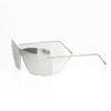 Lunettes de soleil argentées métallisées pour femme Frankie Morello