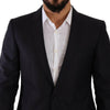 Dolce &amp; Gabbana – Blauer MARTINI – Slim Fit – Zweiteiliger Mantelanzug