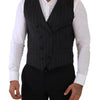 Dolce &amp; Gabbana Élégant gilet croisé rayé