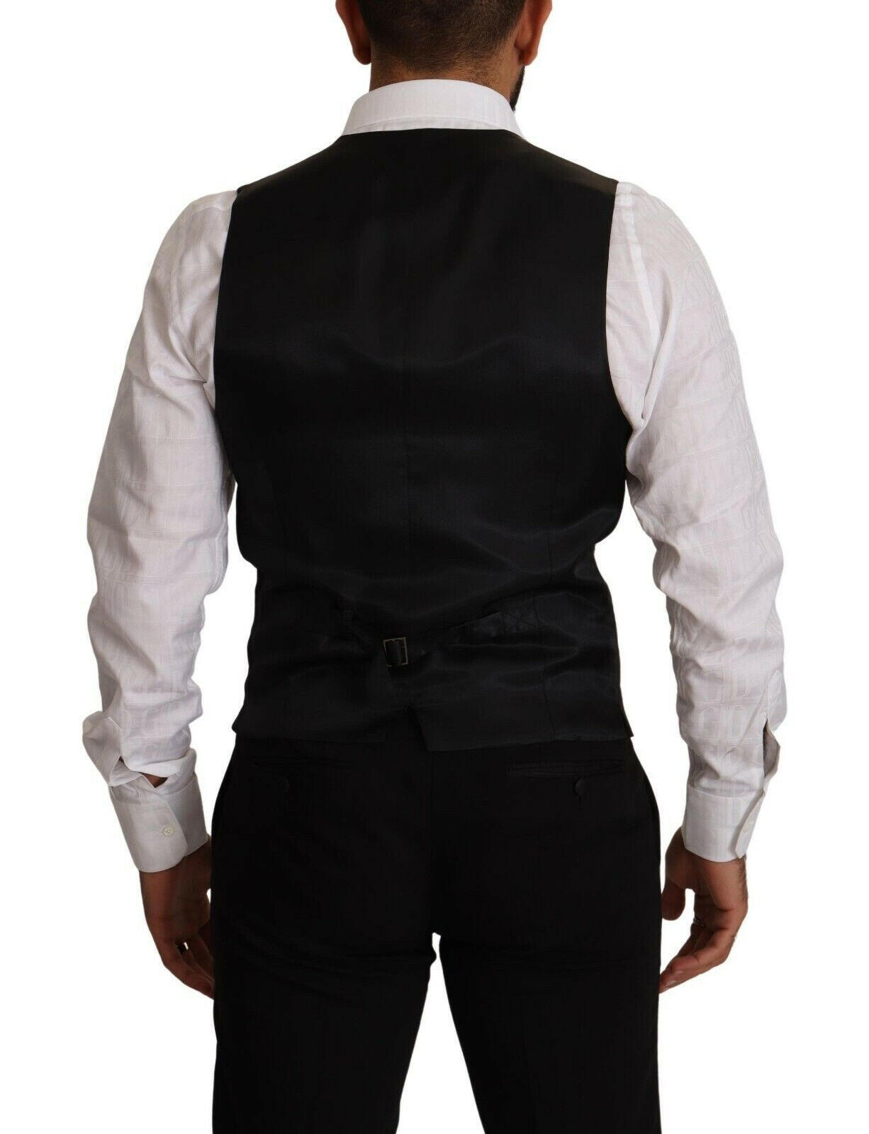 Dolce &amp; Gabbana - Robe gilet élégante à rayures bleues