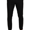 Dolce & Gabbana Gray Check Wool Formal Trouser Dress Pants