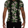 Dolce & Gabbana Black Floral Print Crewneck T-shirt