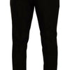 Dolce & Gabbana Bordeaux Wool Men Skinny Trouser Pants
