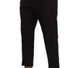 Pantalon court élégant en laine stretch Dolce &amp; Gabbana