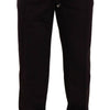 Dolce &amp; Gabbana Bordeaux Baumwolle Herren Skinny Hose