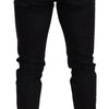 Dolce & Gabbana Blue Cotton Stretch Skinny Denim Trouser Jeans