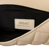 Versace Medusa Schultertasche aus weißem Nappaleder